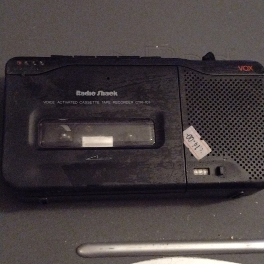 Radio Shack Voice Activated Cassette Recorder